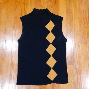 Sleeveless Mock Neck Sweater size 15/XL
